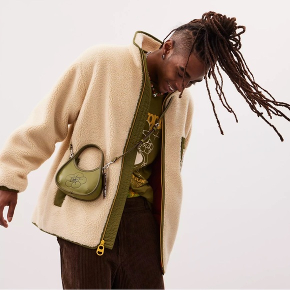 NWT Coach Mini Ergo Bag In Coachtopia Leather With Flower Print CQ836 - Picture 9 of 9